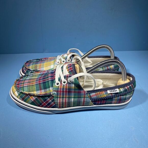Vans OFF THE WALL classic Plaid Shoe, Women Sz 7, Classic Canvas Skate Sneaker - Picture 4 of 8